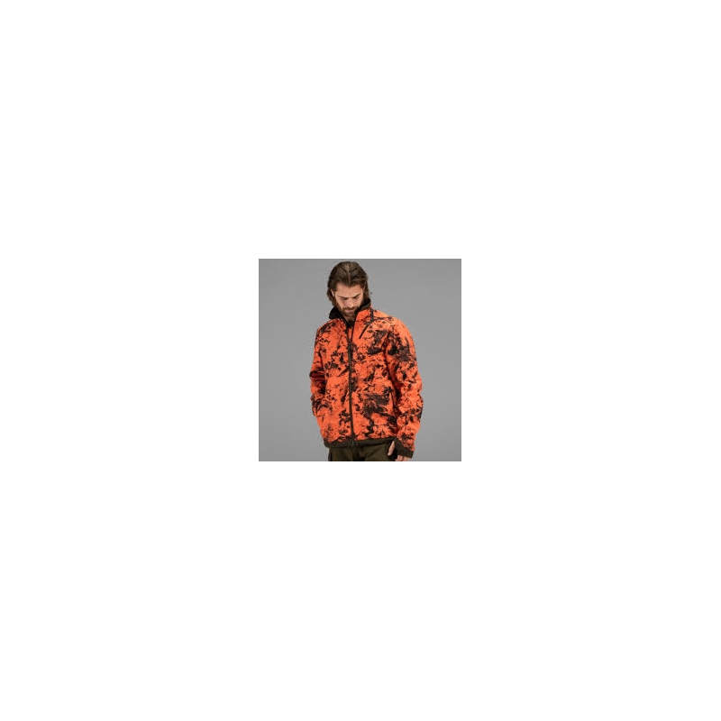 Harkila Wildboar Pro Reversible WSP jacket  Willow green/AXIS MSP Orange Blaze 