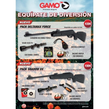 PACK  CARABINAS IGT O PCP PROMOCION GAMO