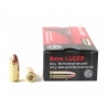 Cartucho GECO cal 9mm PB Punta Plomo cobreada 124 gr