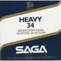 Cartuchos Saga Heavy 34 gr. caza