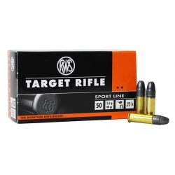 BALAS 22 LR – RWS TARGET RIFLE 40GR x 50