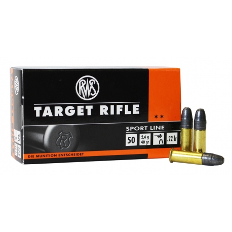 BALAS 22 LR – RWS TARGET RIFLE 40GR x 50