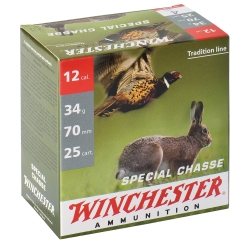 Cartucho winchester 34gr. special caza niquel