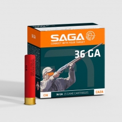 Cartucho 410 calibre 36 de saga  11gr