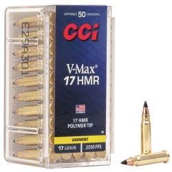 MUNICIÓN BALAS DEL 17 HMR CCI HORNADY WINCHESTER REMINGTON