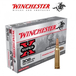 WINCHESTER 308 WIN SUPER X POWER POINT 180 GR