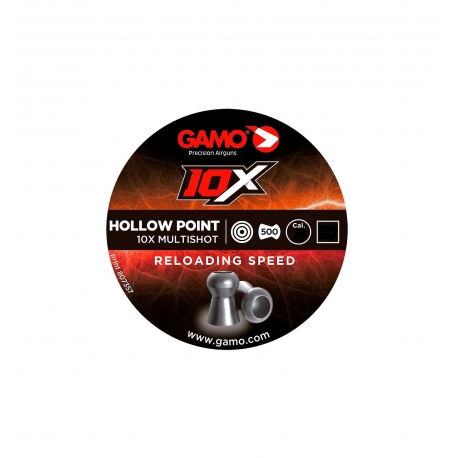 BALINES GAMO HOLLOW POINT 10X  5.5 M (.22) 250PCS