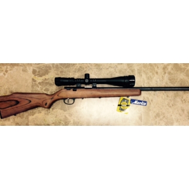 CARABINA 17 HMR MARLIN XT-17 CON VISOR 6.24X50 CON CORECT PARALAJE