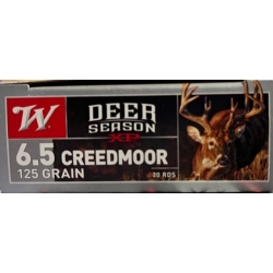 MUNICIÓN CAL. 6,5 CREEDMOOR DEER SEASON XP WINCHESTER - 125 GR