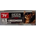 MUNICIÓN CAL. 6,5 CREEDMOOR DEER SEASON XP WINCHESTER - 125 GR